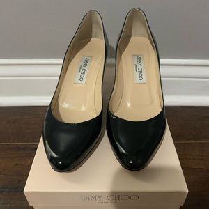 Jimmy Choo authentic black patent leather heels